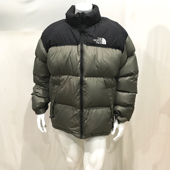 the north face nuptse olive